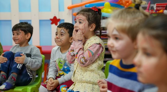 Bucalı miniklerin yeni yıl coşkusu