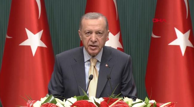 Cumhurbaşkanı Erdoğan'dan önemli açıklamalar: Yeni asgari ücret belli oldu
