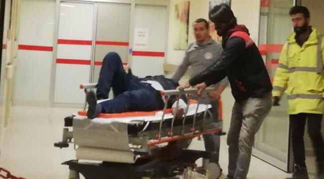 İlk iş gününde iskeleden düşen inşaat işçisi yaralandı