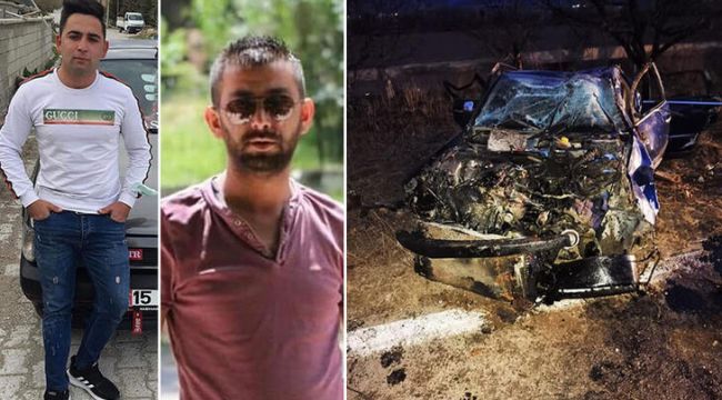 Isparta'da otomobil takla attı