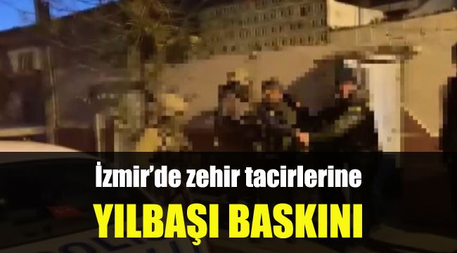 İzmir’deki uyuşturucu operasyonuna 40 tutuklama