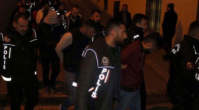 Kayseri'de uyuşturucu ticaretine 38 tutuklama
