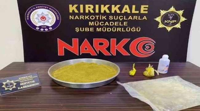 Kırıkkale'de uyuşturucu operasyonu