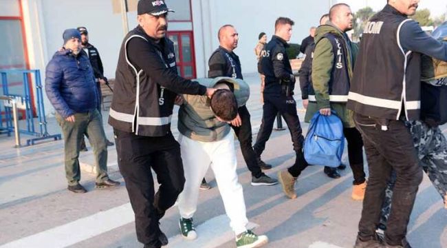 KKTC’de yakalanan 'Deveciler' suç örgütü lideri Adana'ya getirildi