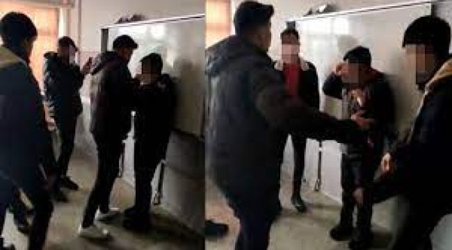 Lisede arkadaşlarını tekme tokat dövüp, zorla oyun oynattılar