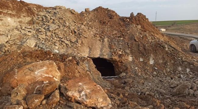 Adıyaman'da Roma döneminden oda mezarları ve insan kemikleri bulundu