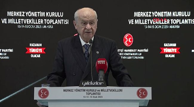 Bahçeli'den önemli açıklamalar