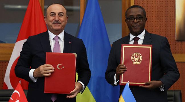 Bakan Çavuşoğlu, Ruanda Dışişleri Bakanı Biruta ile görüştü