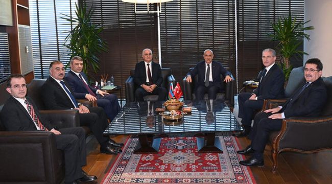 Bakan Kirişci, Azerbaycan Başbakan Yardımcısı Mustafayev ile görüşü