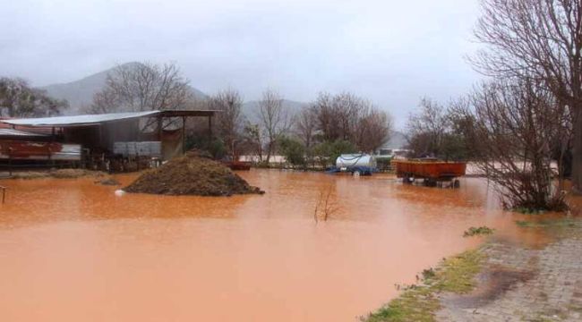 Burdur'da şiddetli yağış; evler ve tarım arazileri su altında kaldı