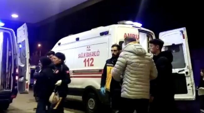 Ehliyetsiz sürücünün kullandığı otomobil bahçe duvarına çarptı