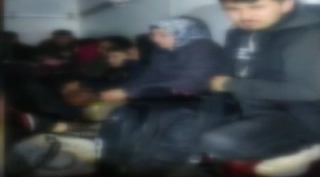 Esenler'de "et taşıyoruz" dedi; 23 kaçak göçmen ile 2 FETÖ üyesi çıktı