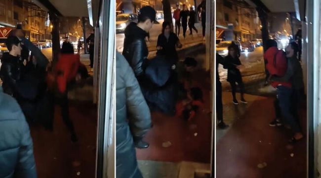 Esenyurt'ta sokak ortasında kavga