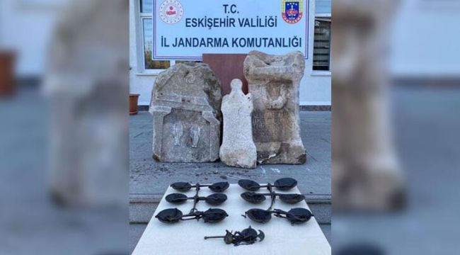 Eskişehir’de tarihi eser operasyonu