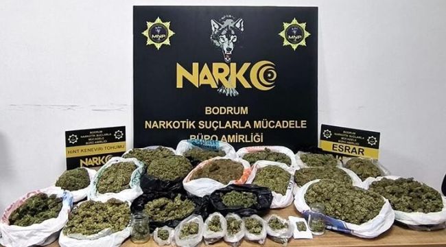 Evde 3 kilo esrarla yakalanıp tutuklandı