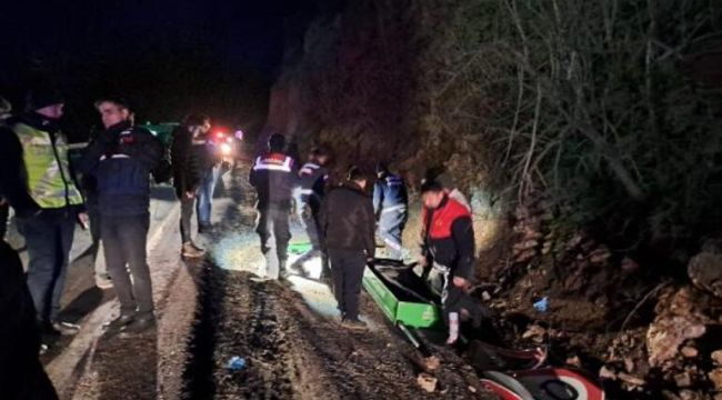 Isparta'da hatalı sollama kazası