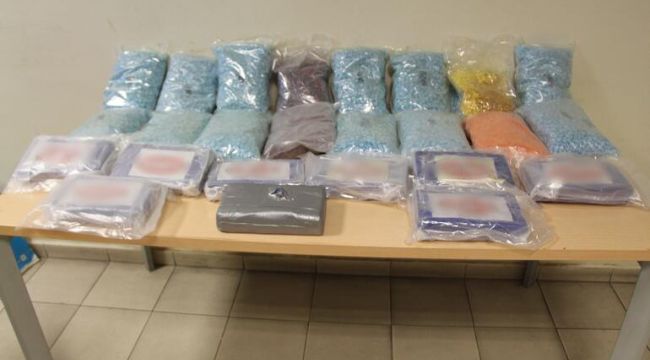 Kapıkule'de 10,5 kilo kokain ve 31,5 kilo ecstasy ele geçirildi