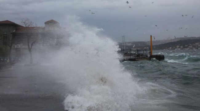 Marmara için ‘kuvvetli rüzgar’ ve ‘fırtına’ uyarısı