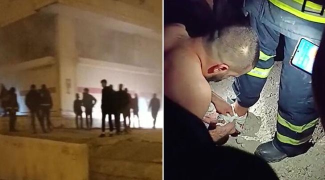 Tekstil atölyesinde çıkan yangında itfaiye eri yaralandı