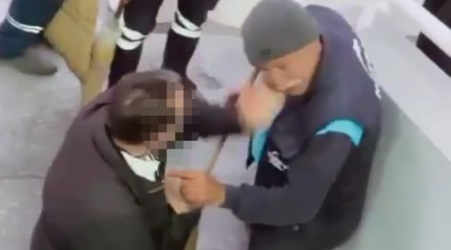 Temizlik görevlisine tokat atan adam serbest bırakıldı