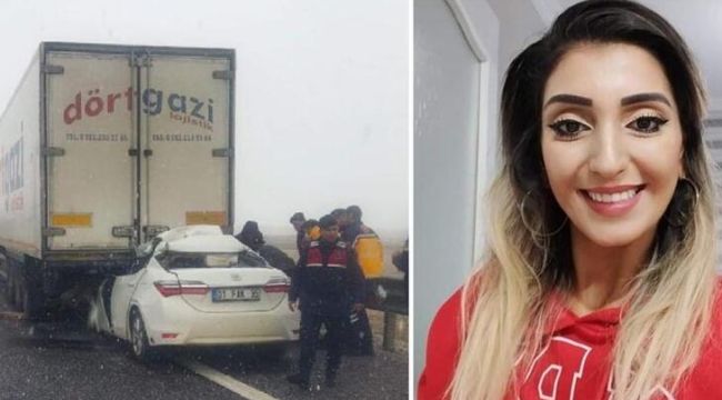 TIR'a arkadan çarpan otomobil sürücüsü öldü