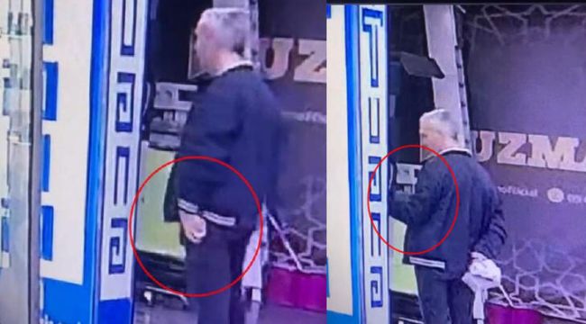 Vitrinden cep telefonu çalan şüpheli yakalandı
