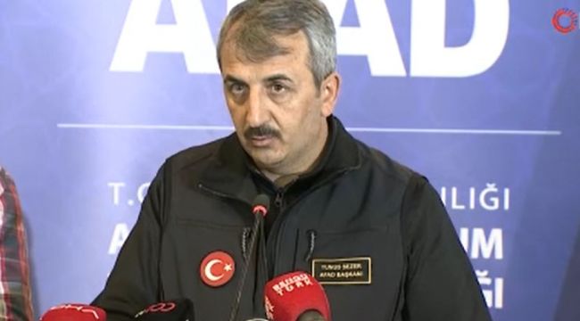 AFAD Başkanı Sezer: 'Bin 14 can kaybımız var, 2 bin 824 yıkılan bina ihbarı alındı'
