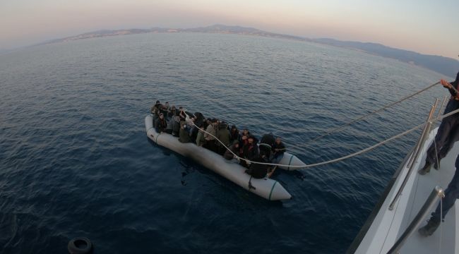 Aydın'da 31 düzensiz göçmen kurtarıldı
