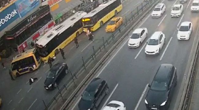 Bahçelievler'de otobüsün çarptığı kadının cenazesi adli tıptan alındı