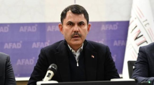 Bakan Kurum: 84 bin 726 bina yıkık, acil yıkılacak ve ağır hasarlı olarak tespit edilmiştir
