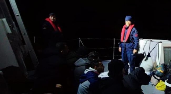 Bodrum'da 33 düzensiz göçmen karaya çıkarıldı
