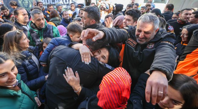 BUCAKUT ekibine duygusal karşılama