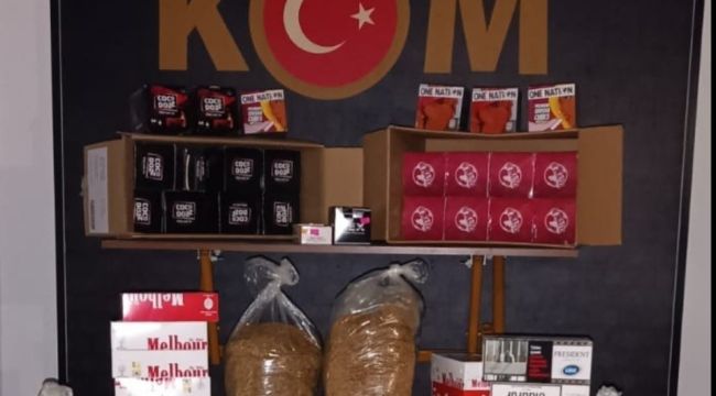 Çanakkale’de kaçak sigara operasyonu