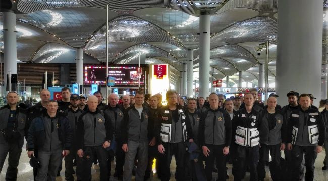 Deprem bölgesinde çalışmalarını tamamlayan Litvanya arama kurtarma ekibi ülkesine döndü