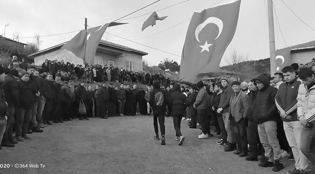 Depremde şehit olan Osmancıklı asker son yolcuğuna uğurlandı