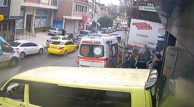 Eyüpsultan’da ayağı takılıp düşen kadın ölümden döndü