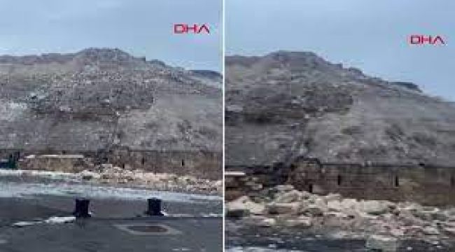 Gaziantep Kalesi’nin surları yıkıldı
