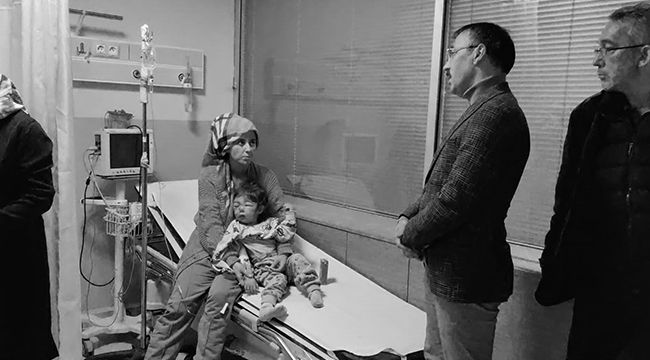 Gaziantep'te enkazdan kurtarılan anne ve 2 çocuğu Bursa'da tedavi altına alındı