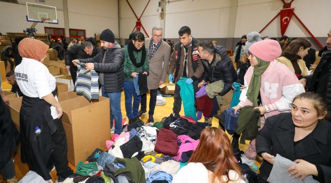 Gaziemir’den depremzedelere büyük destek: Dayanışmayla bugünleri aşacağız