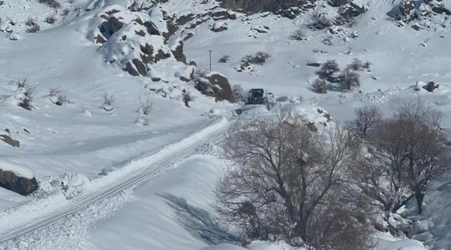 Hakkari'de 7 yerleşim yeri yolunun açılması için çalışmalar sürüyor