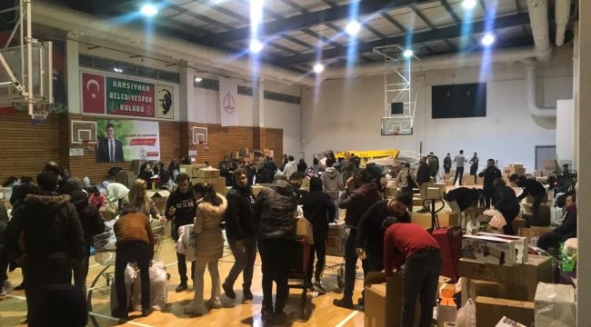 İzmir takımlarından deprem bölgelerine yardım eli