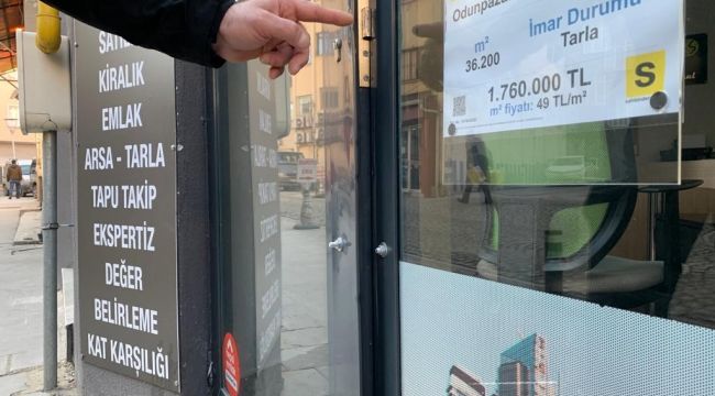 Kapıyı kıran şahıslar özel kilide takıldı