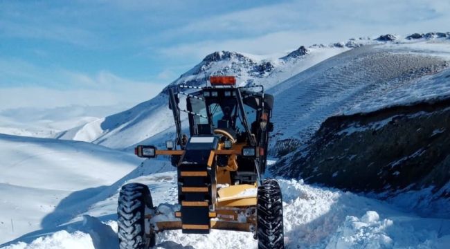Kars’ta 17 köy yolu ulaşıma kapalı bulunuyor