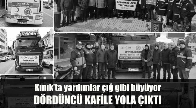 Kınık'ta yardımlar çığ gibi büyüyor