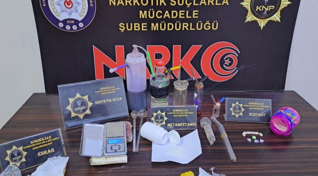 Kırıkkale'de uyuşturucu ticareti yapan 2 şüpheli tutuklandı