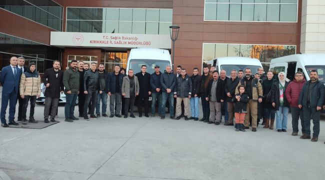 Kırıkkale'den deprem bölgesine takviye sağlık personeli gönderildi
