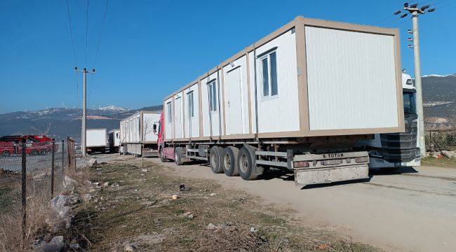Nurdağı’nda konteyner kent çalışmaları hız kazandı