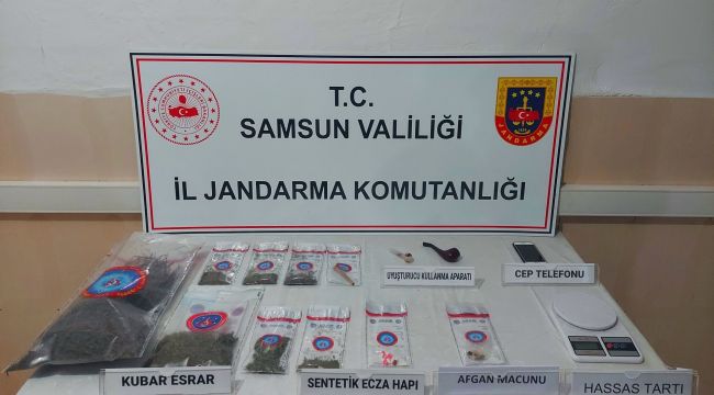 Samsun'da uyuşturucu operasyonu
