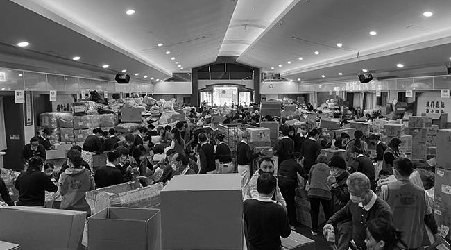 Tayvan’da Türkiye için 2 günde binlerce koli yardım toplandı