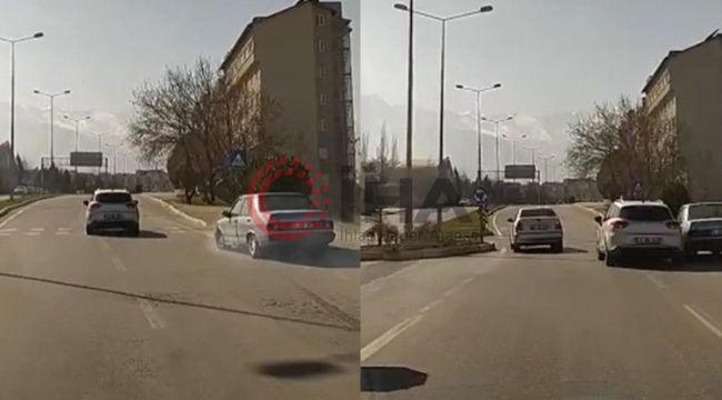 Trafik magandası kazaya sebep olup kaçtı